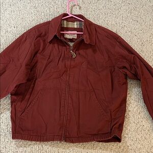 Eddie Bauer Men's Burgundy Jacket